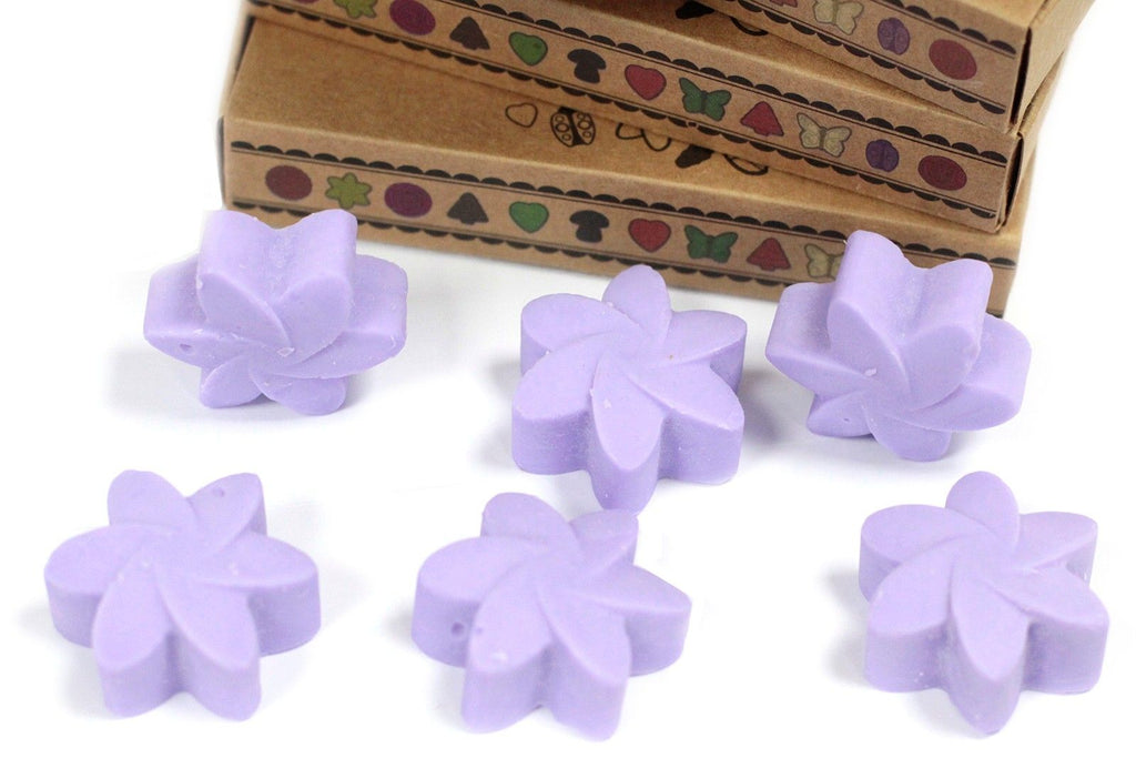 Set cadou de 6 bucati de ceara parfumata - Lavanda