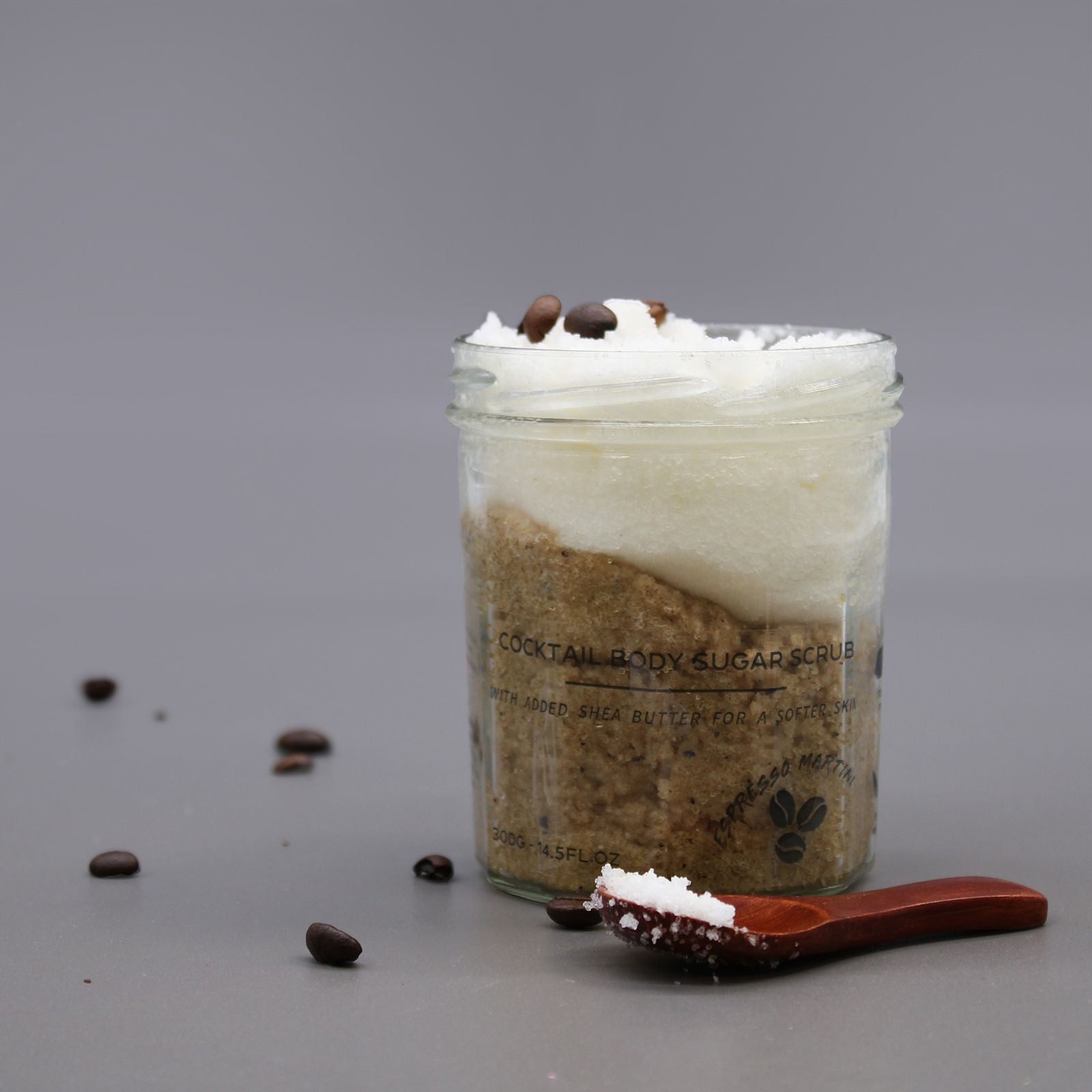Exfoliant de corp cu zahăr - Espresso Martini 300g