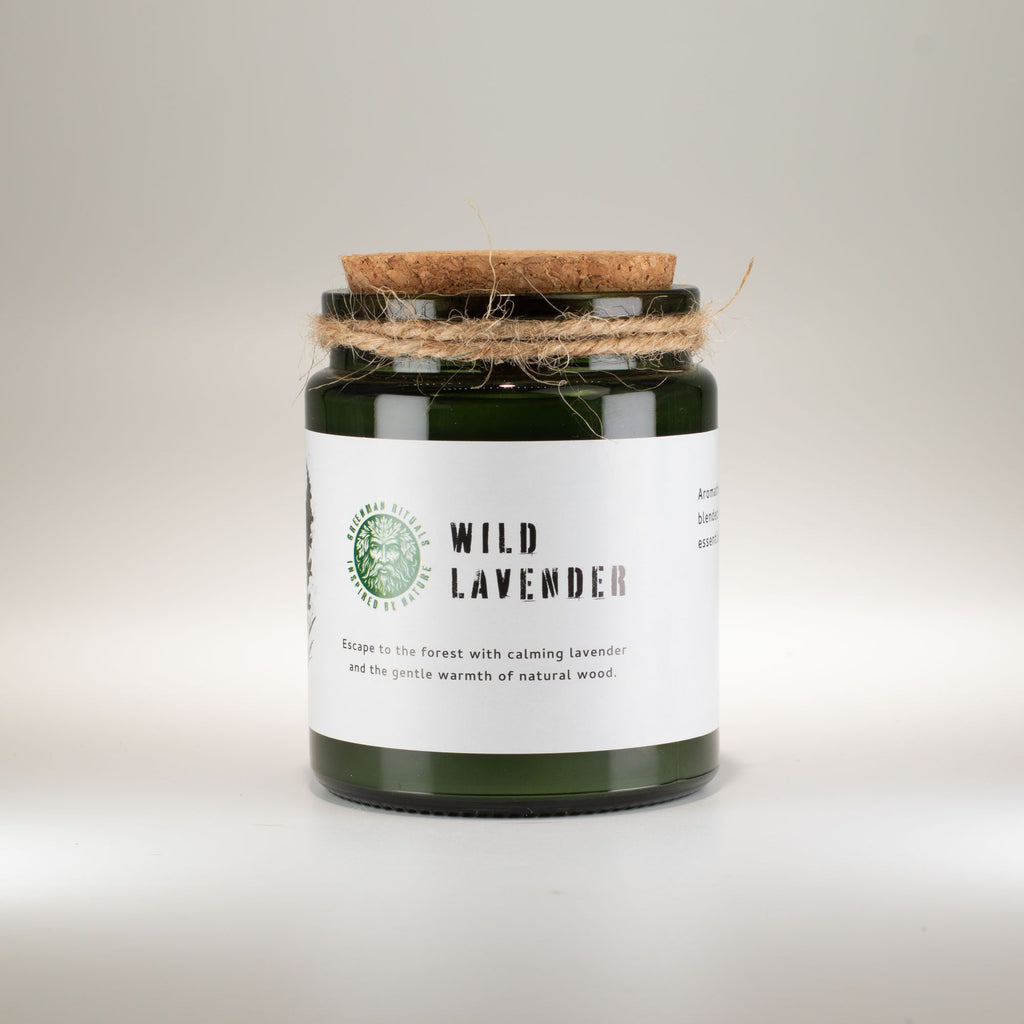 Natural, handmade soy candle - Wild Lavender
