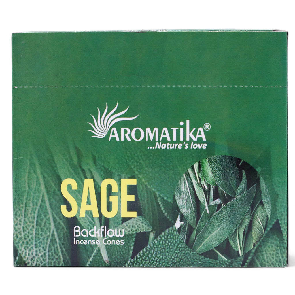 Pachet conuri de tămâie Masala Backflow - Salvie