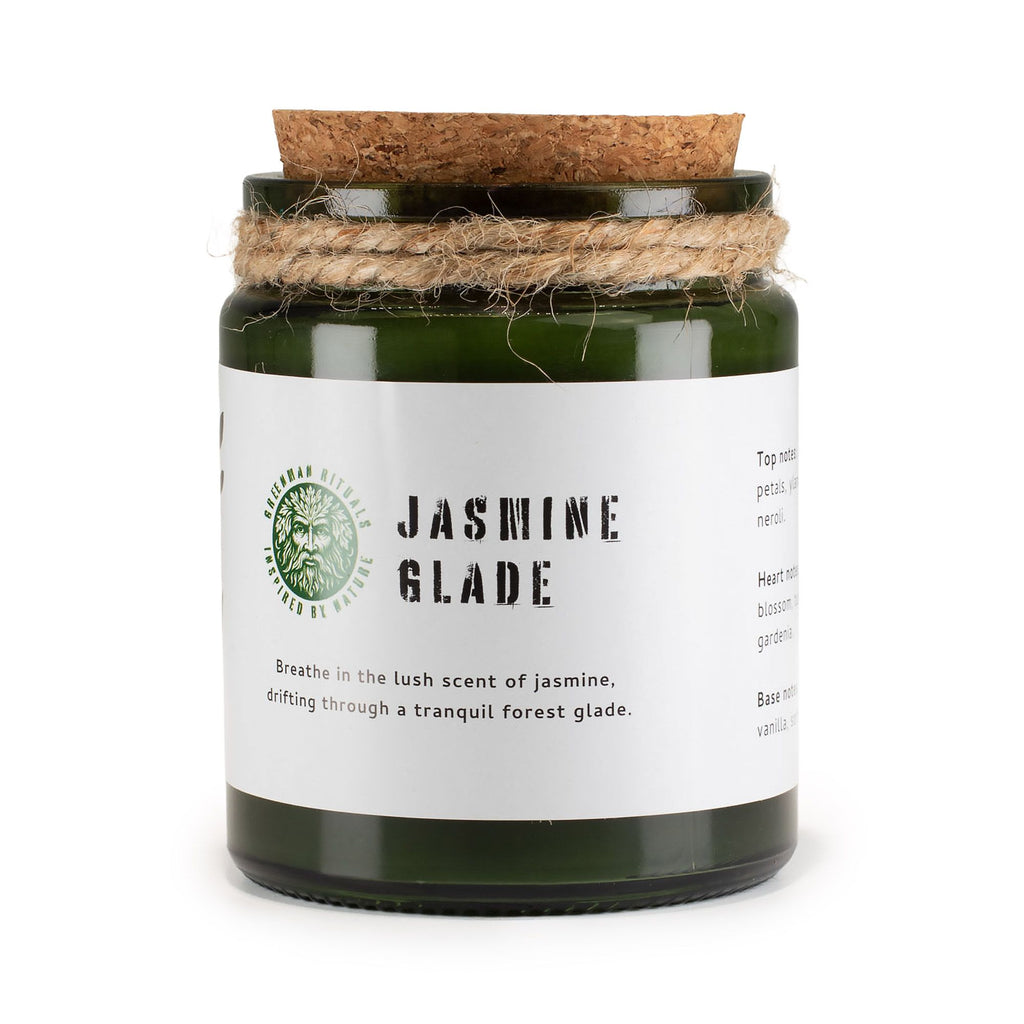 Natural, handmade, soy wax candle - Jasmine Glade