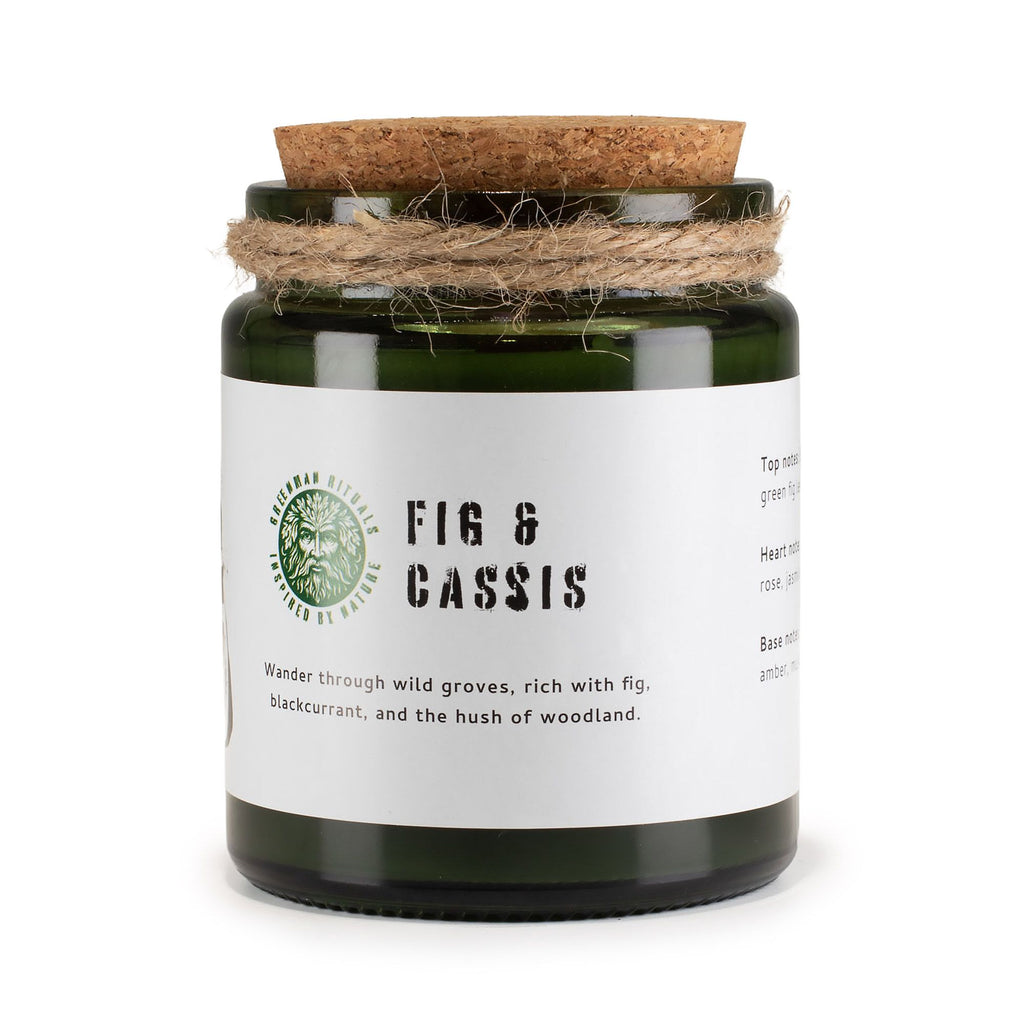 Natural, handmade, soy wax candle - Figs and Blackcurrant