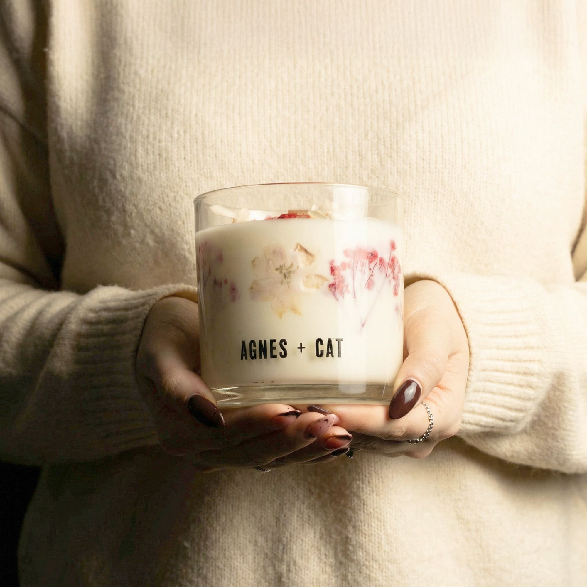 Lumânare botanică cu ceară de soia - Oudh