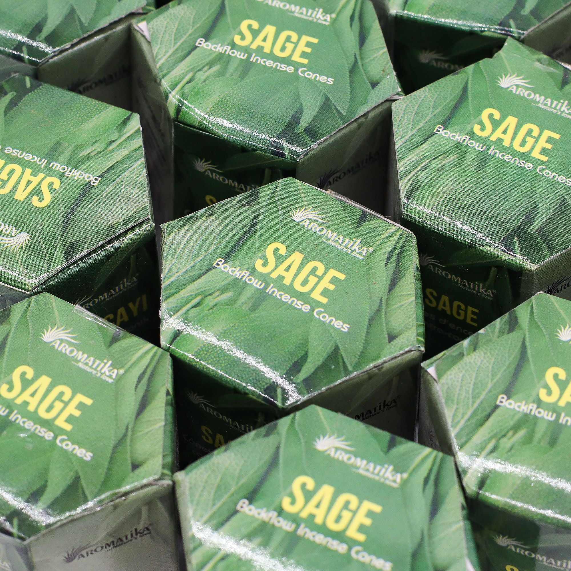 Pachet conuri de tămâie Masala Backflow - Salvie