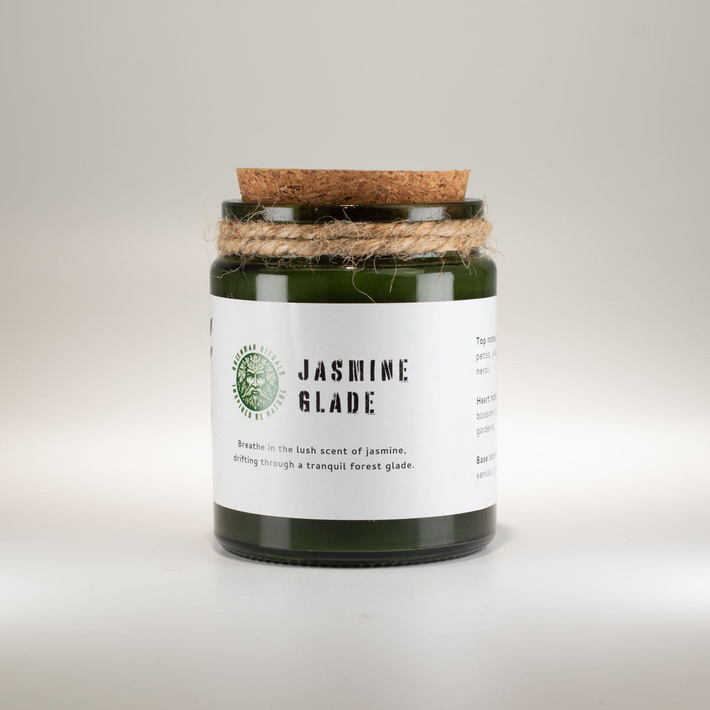 Natural, handmade, soy wax candle - Jasmine Glade