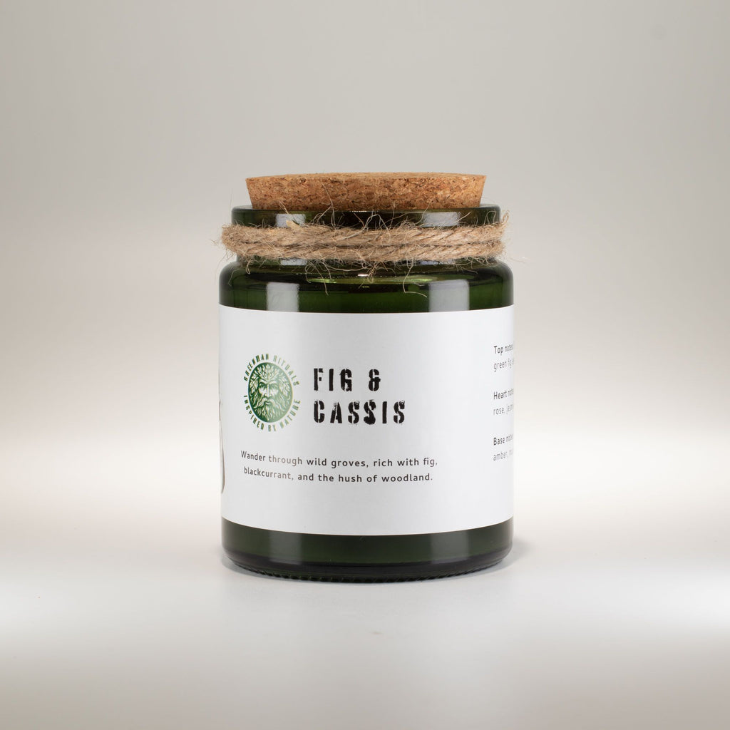 Natural, handmade, soy wax candle - Figs and Blackcurrant