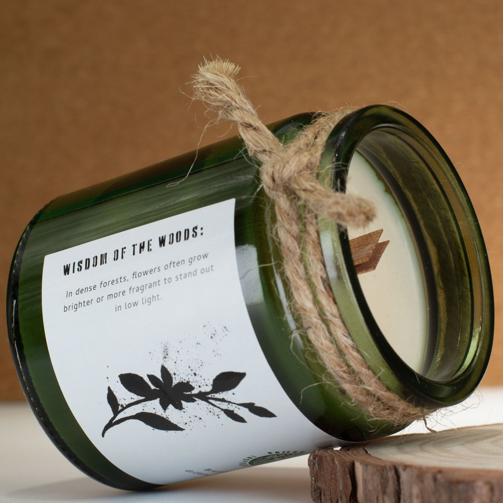 Natural, handmade, soy wax candle - Jasmine Glade