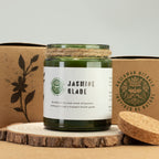 Natural, handmade, soy wax candle - Jasmine Glade