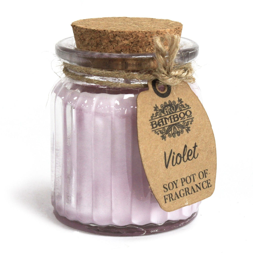 Scented soy candle - Violets