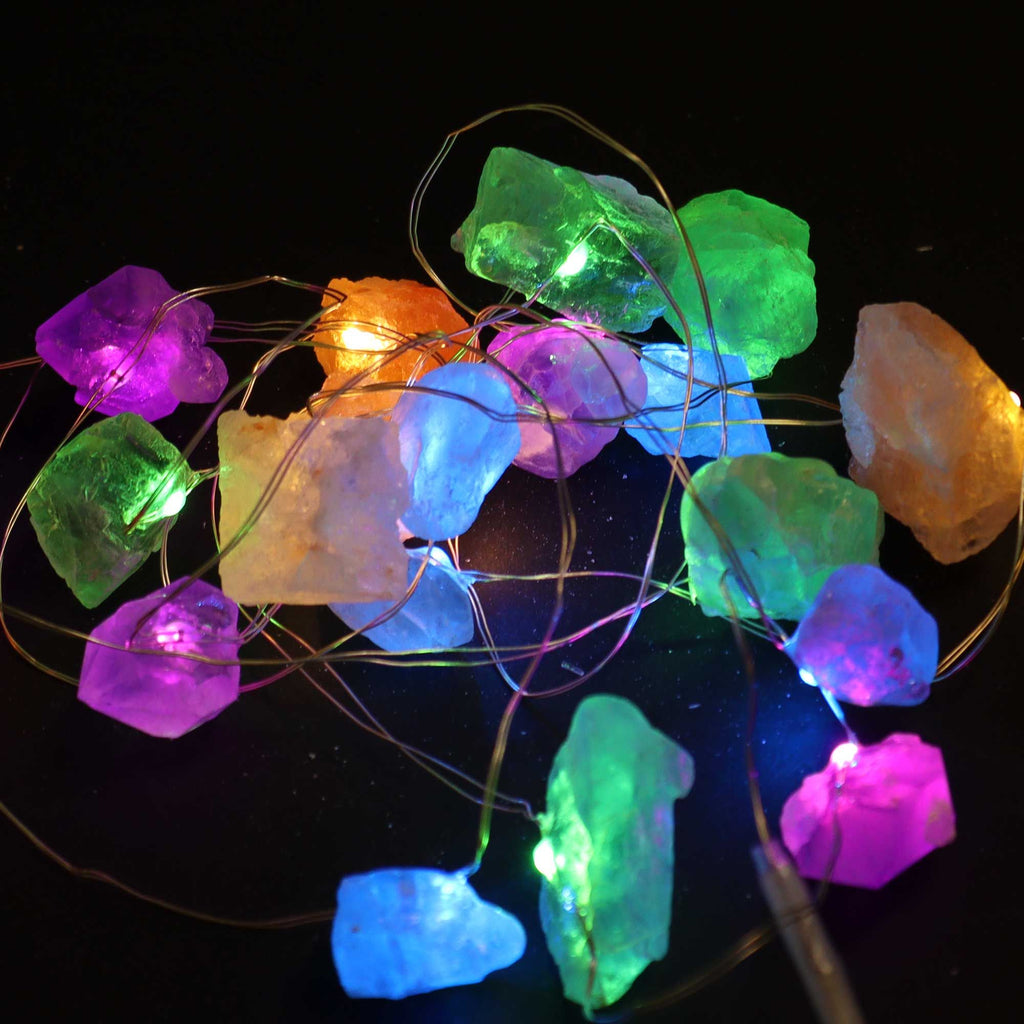 Ghirlandă luminoasă din pietre prețioase - Pietre mixte