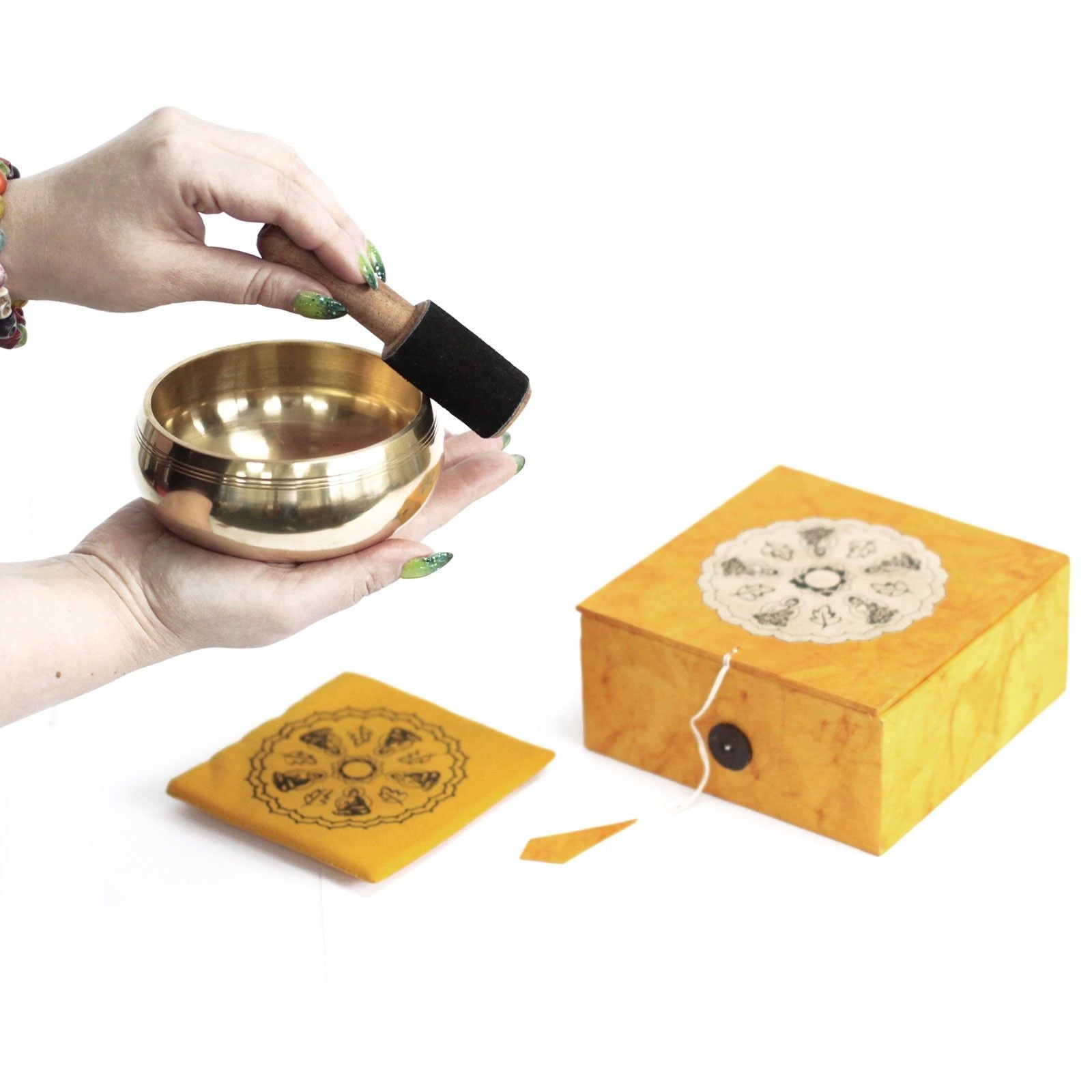 Set bol tibetan pentru meditație