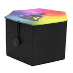 Set de boluri cântătoare Yoga - Alb/Albastru, 10,7 cm