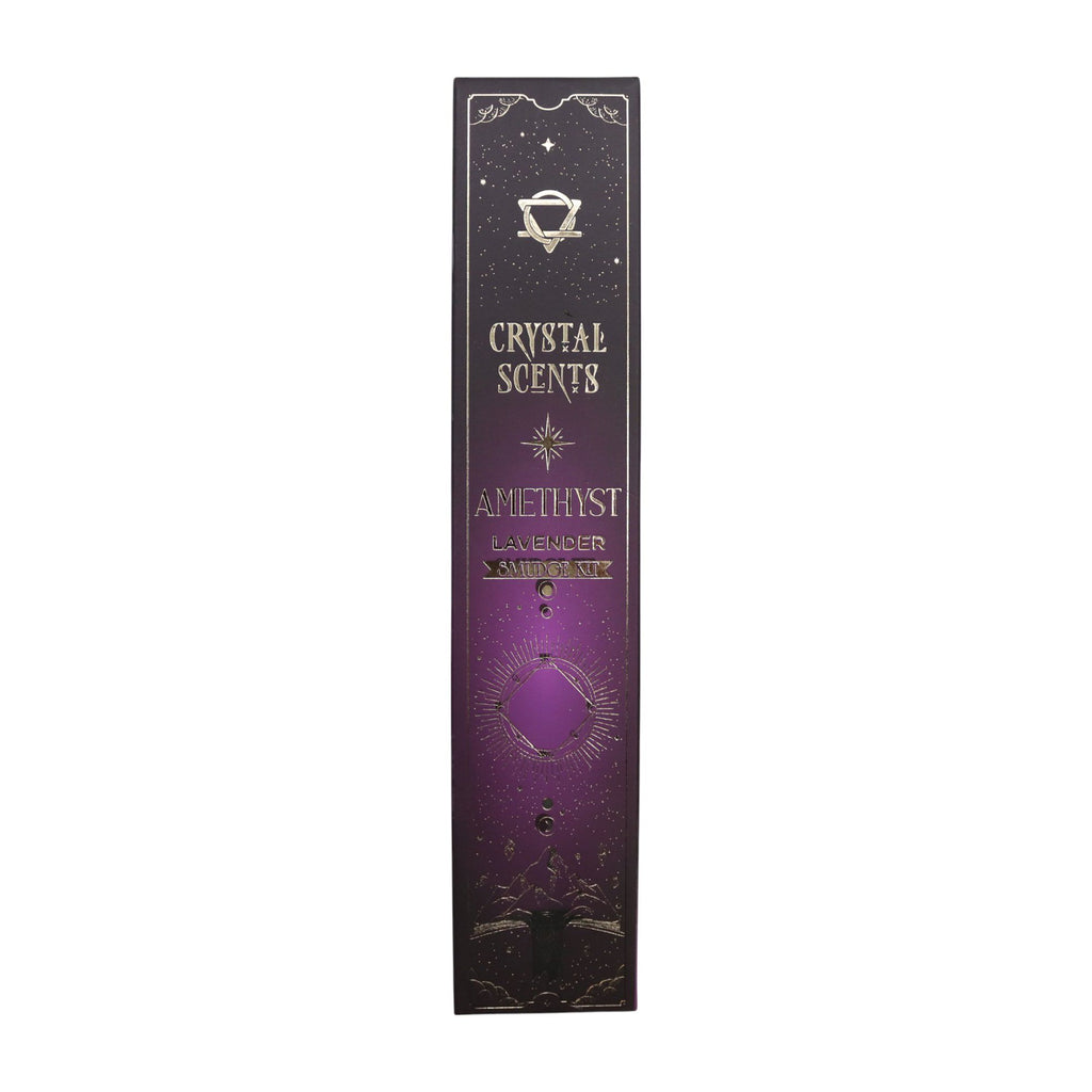 Tămâie parfumată cu cristale de ametist - Lavandă
