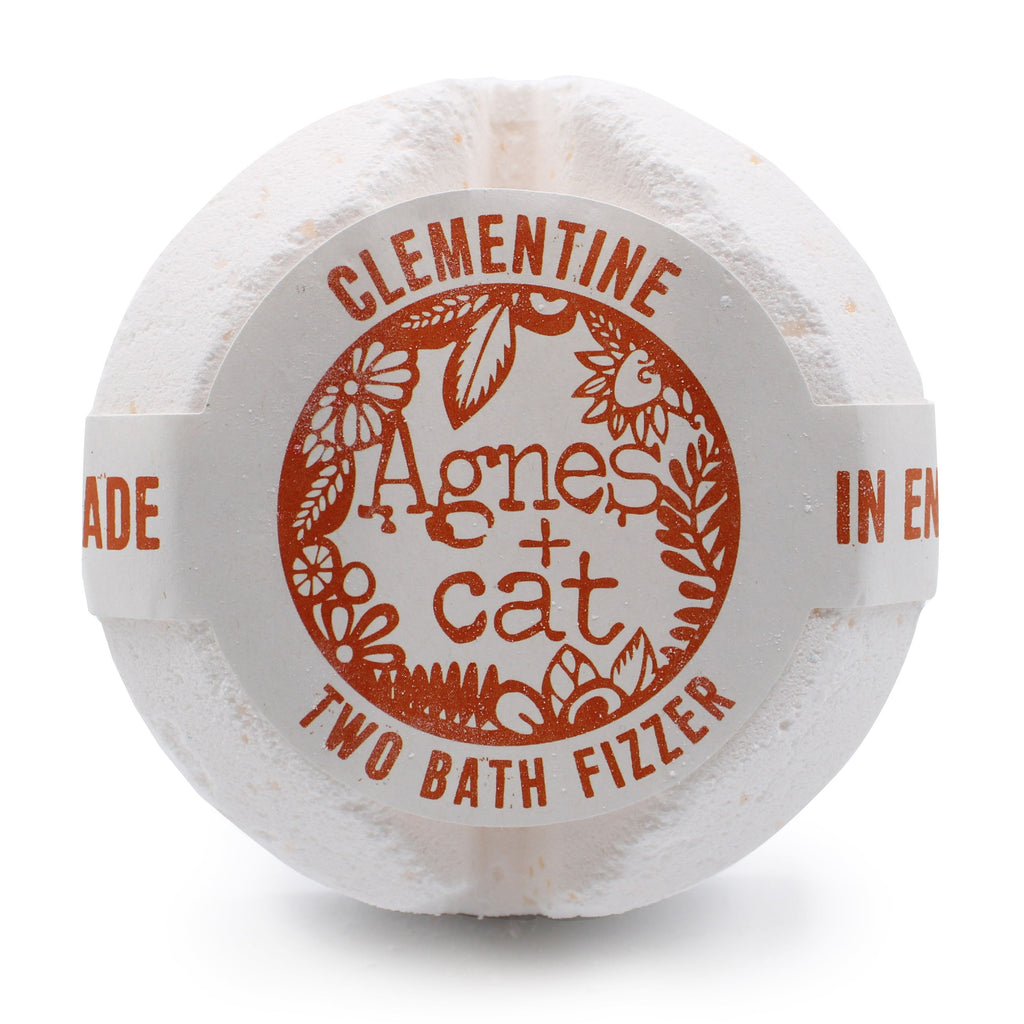 Set cadou - Lumânare (citrice proaspete) + Bombă de baie (clementine)