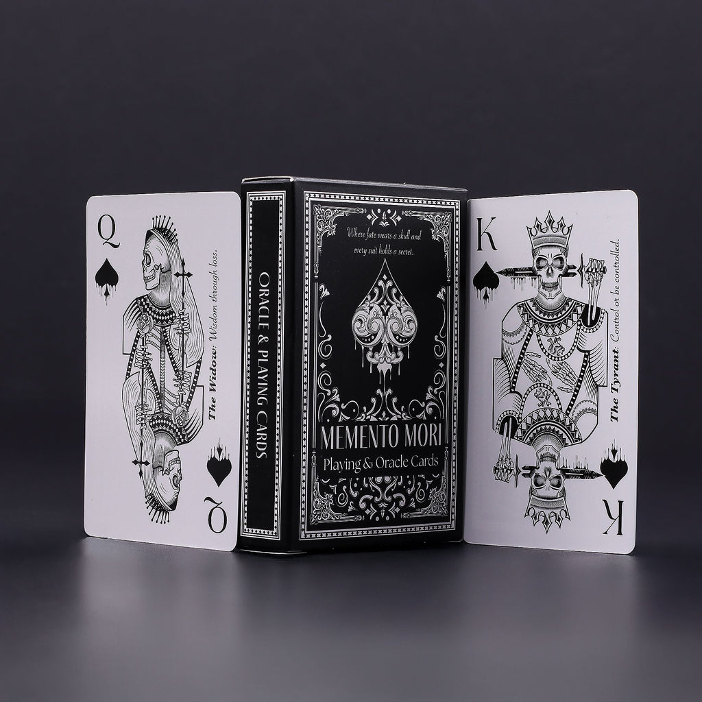 Set gotic de cărți de joc / oracol - Memento Mori
