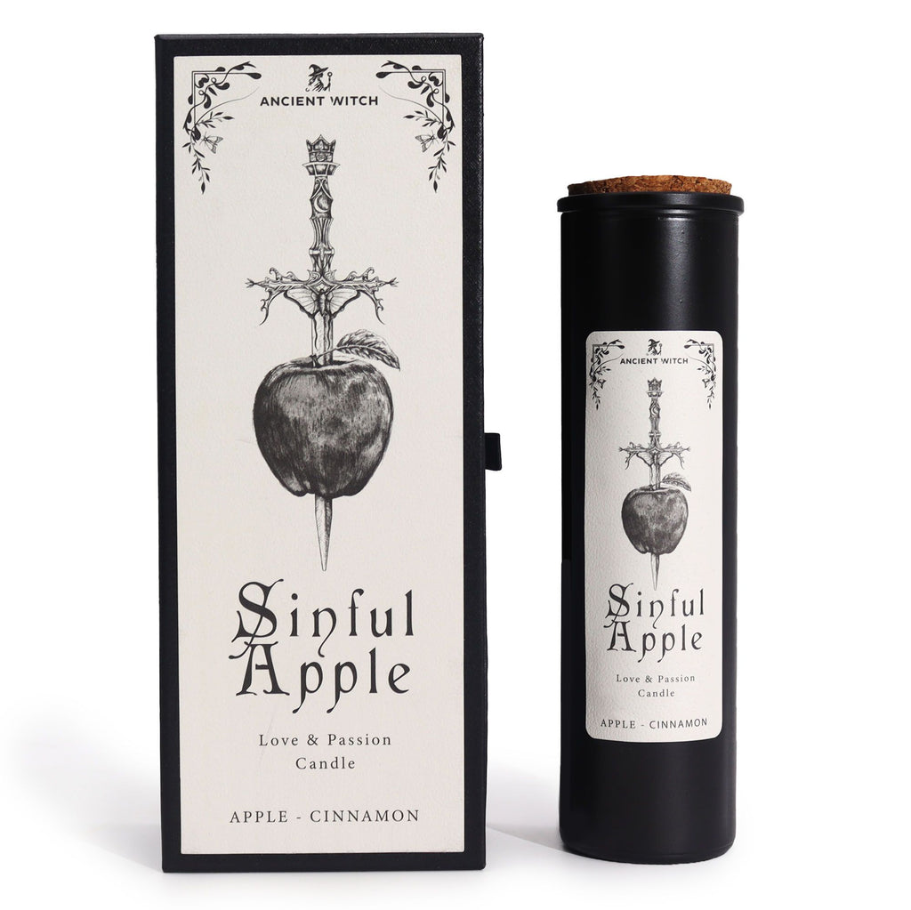 Lumânare de purificare Vrăjitoarea Antică - Sinful Apple (Iubire)