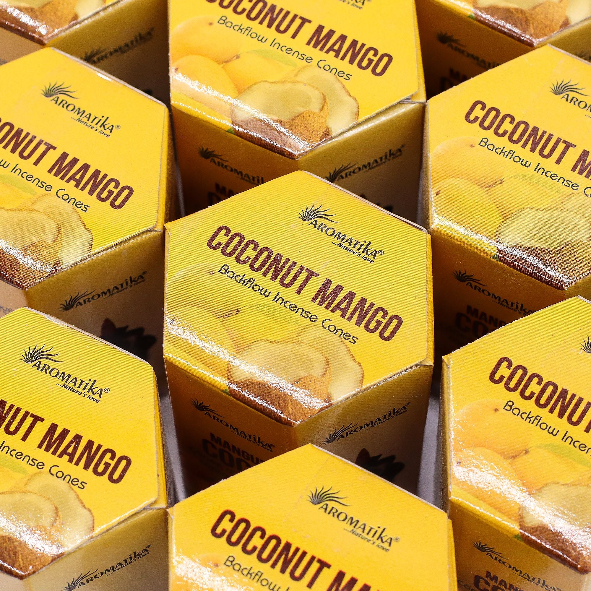 Pachet conuri de tămâie Masala Backflow - Cocos & Mango