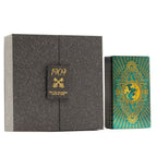 Set cadou cu cărți de tarot din folie aurie și turcoaz