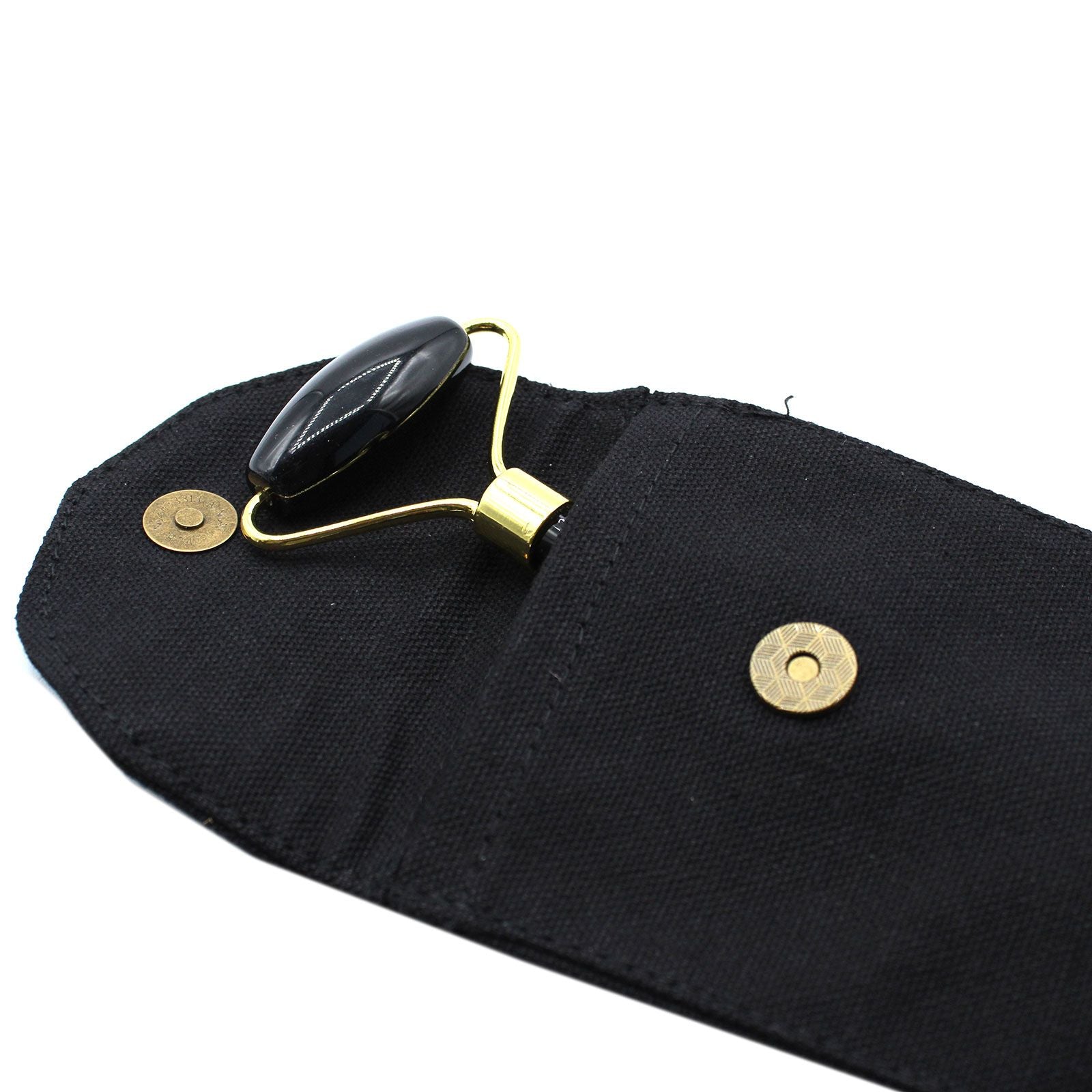 Rolă facială cu pietre prețioase - Obsidian