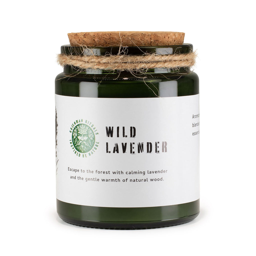 Natural, handmade soy candle - Wild Lavender