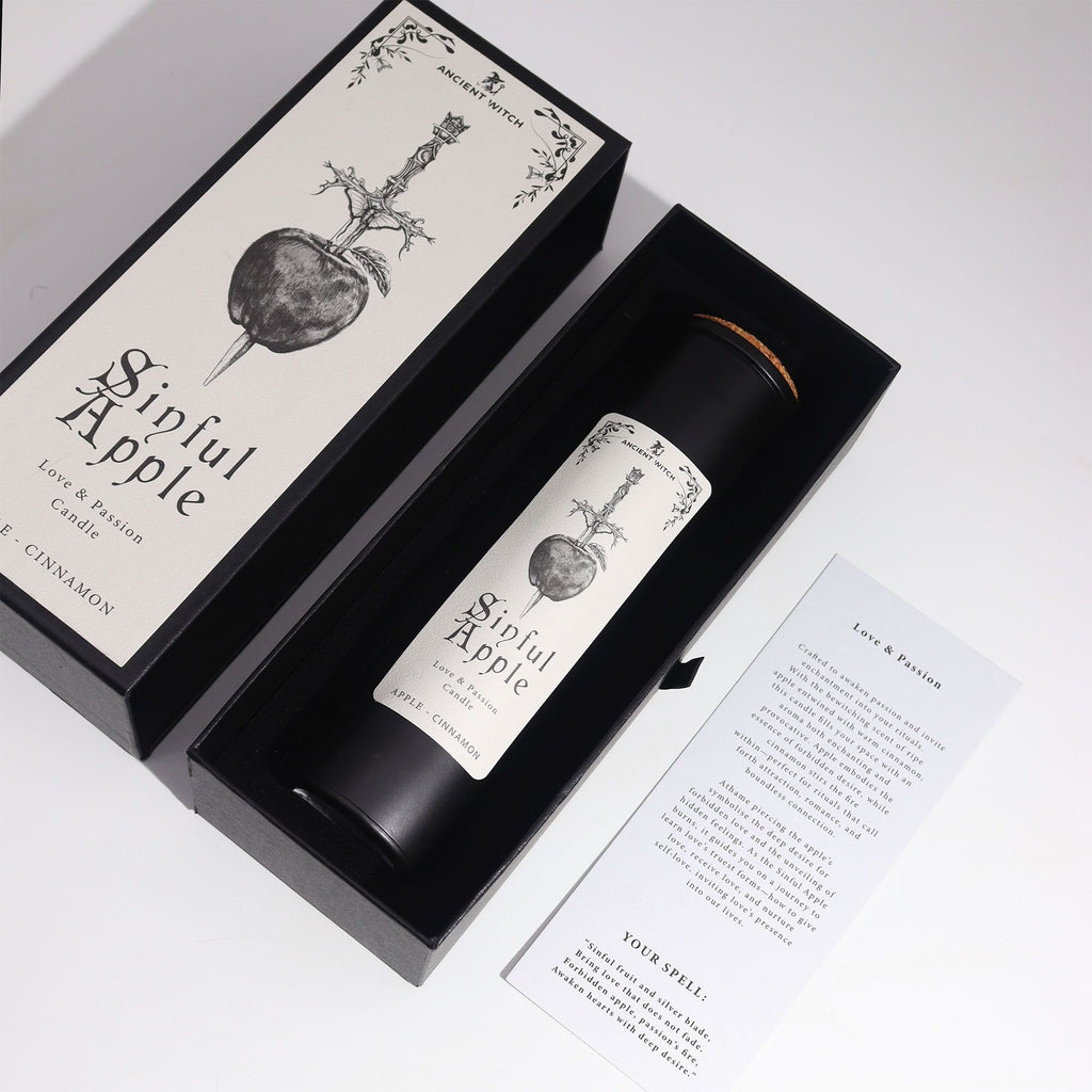 Lumânare de purificare Vrăjitoarea Antică - Sinful Apple (Iubire)