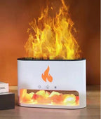 Difuzor de arome Blaze, cu sare de Himalaya inclusă și efect de flacără, USB-C