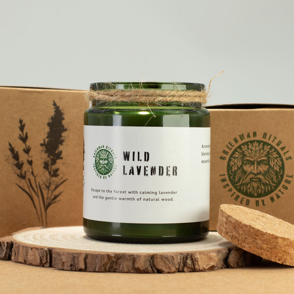 Natural, handmade soy candle - Wild Lavender