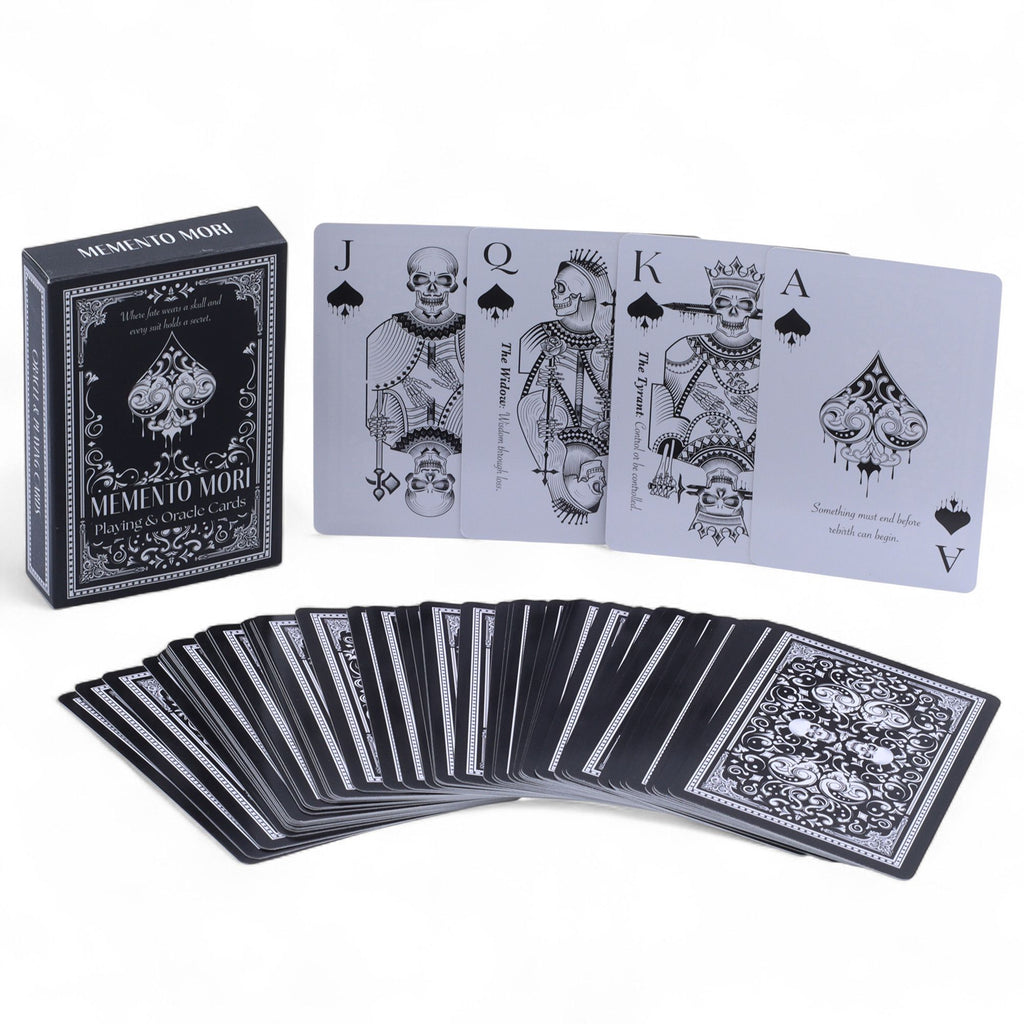 Set gotic de cărți de joc / oracol - Memento Mori