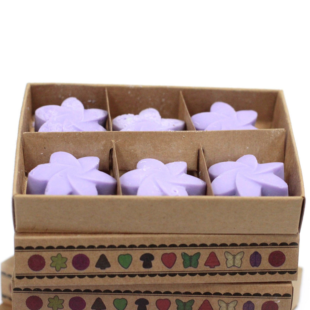 Set cadou de 6 bucati de ceara parfumata - Lavanda