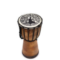 Tobă Djembe din piele naturală, lucrată manual - 25 cm