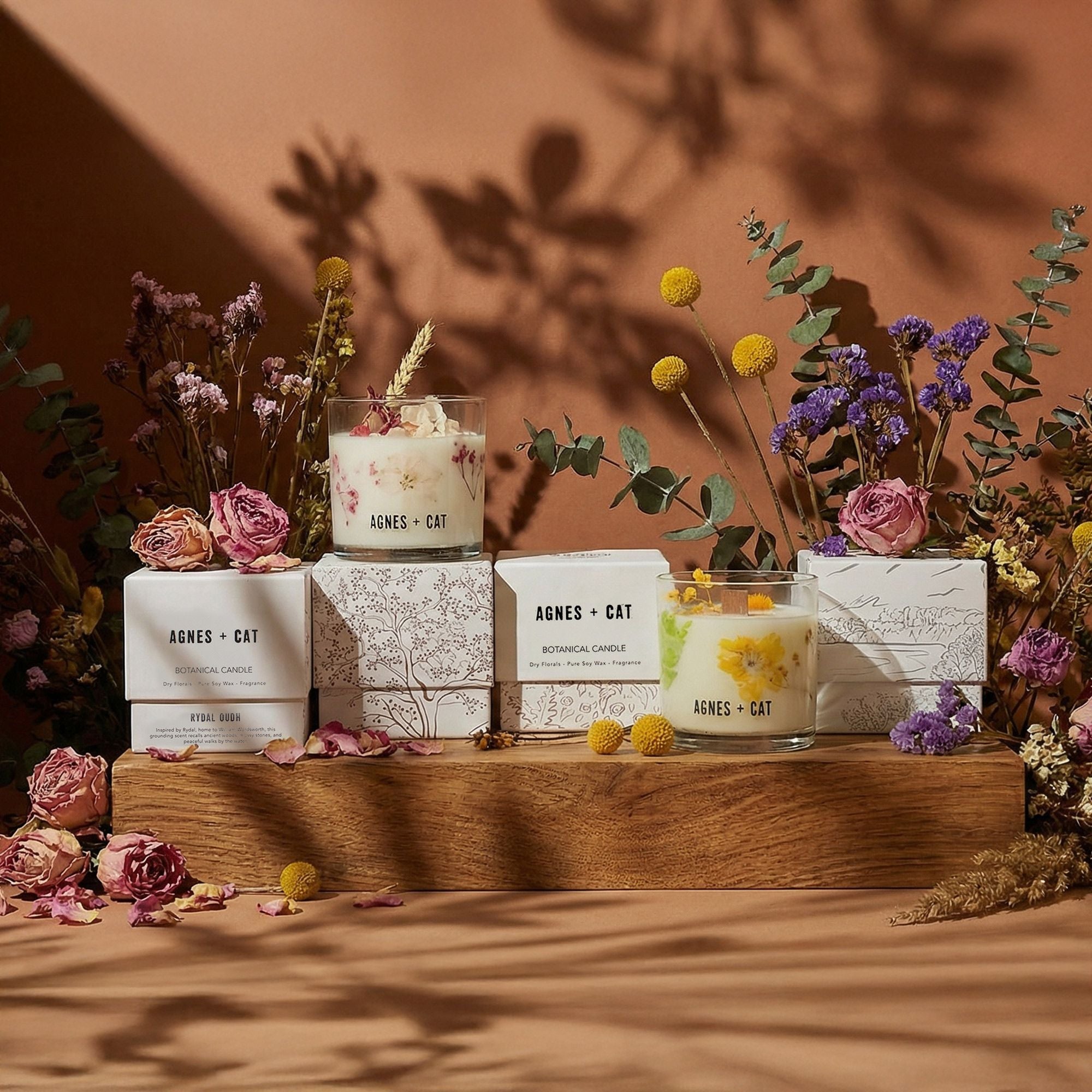 Botanical Soy Wax Candle - Blueberry