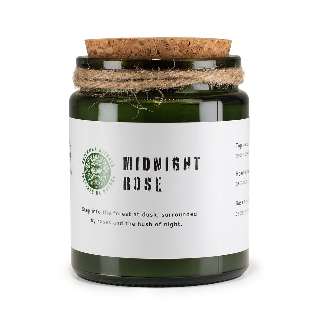Natural, handmade soy candle - Rose of the Night