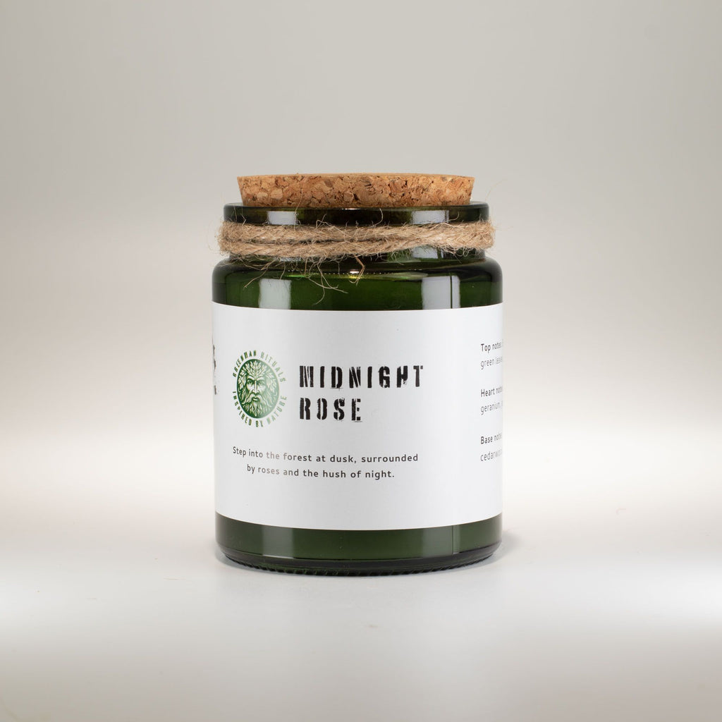 Natural, handmade soy candle - Rose of the Night