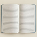Jurnal din catifea albastru deschis, 80 de pagini - Îmbrățișează călătoria