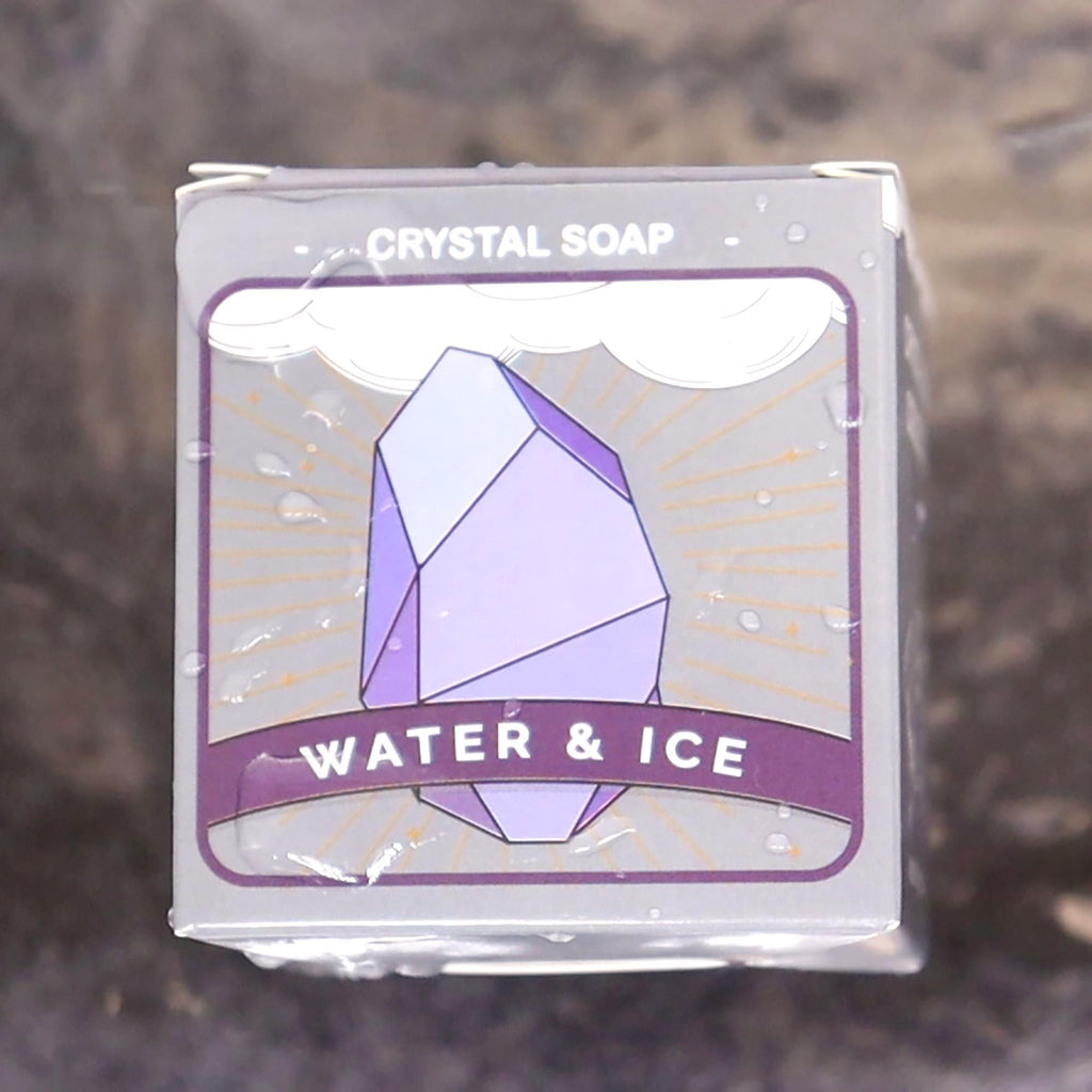 Săpun Elements în formă de cristal, cu piatră semi-prețioasă în interior - Apă