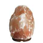 Lampă din sare de Himalaya, pe suport de lemn - 3-5 kg