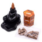 Pachet conuri de tămâie Masala Backflow - Ambră