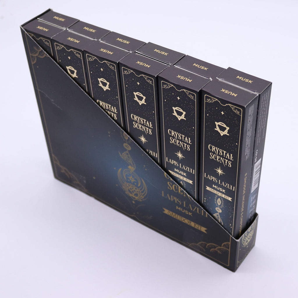 Tămâie parfumată cu cristale de lapis lazuli - Mosc