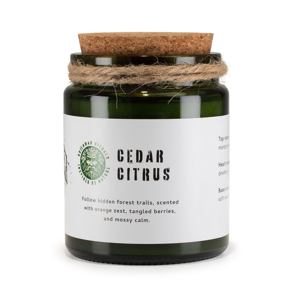 Natural, handmade, soy wax candle - Forest Resin