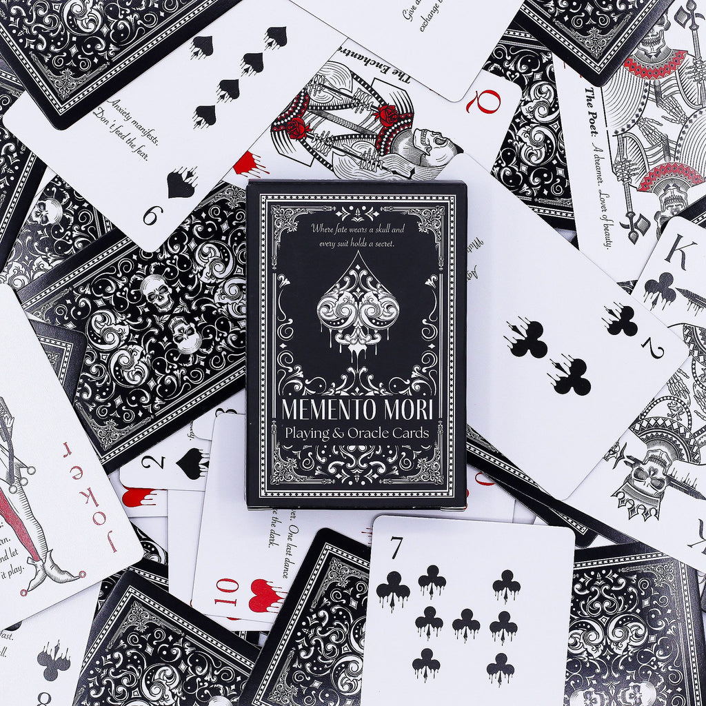 Set gotic de cărți de joc / oracol - Memento Mori