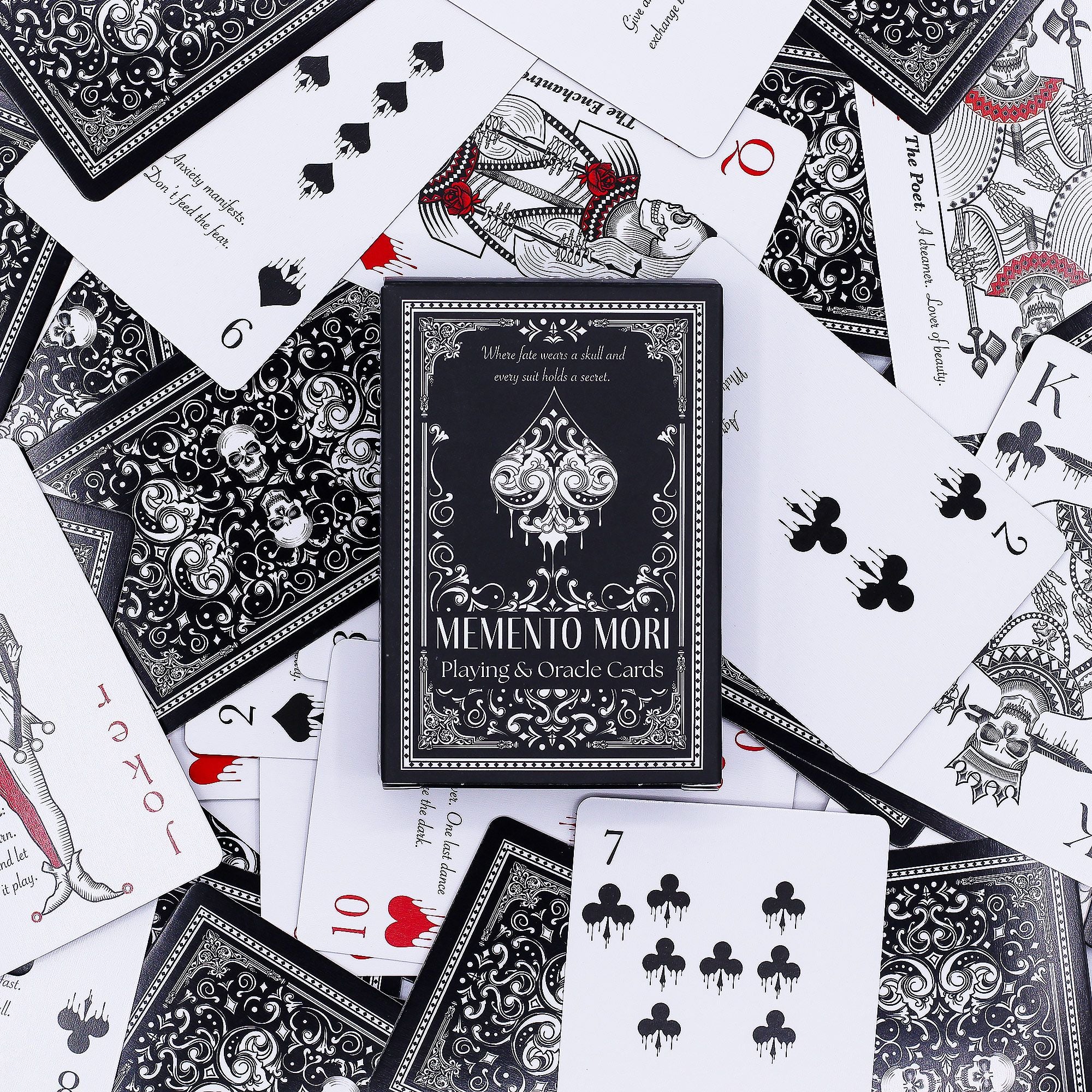 Set gotic de cărți de joc / oracol - Memento Mori