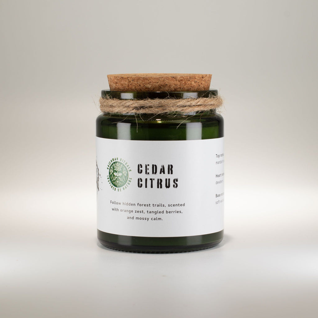 Natural, handmade, soy wax candle - Forest Resin
