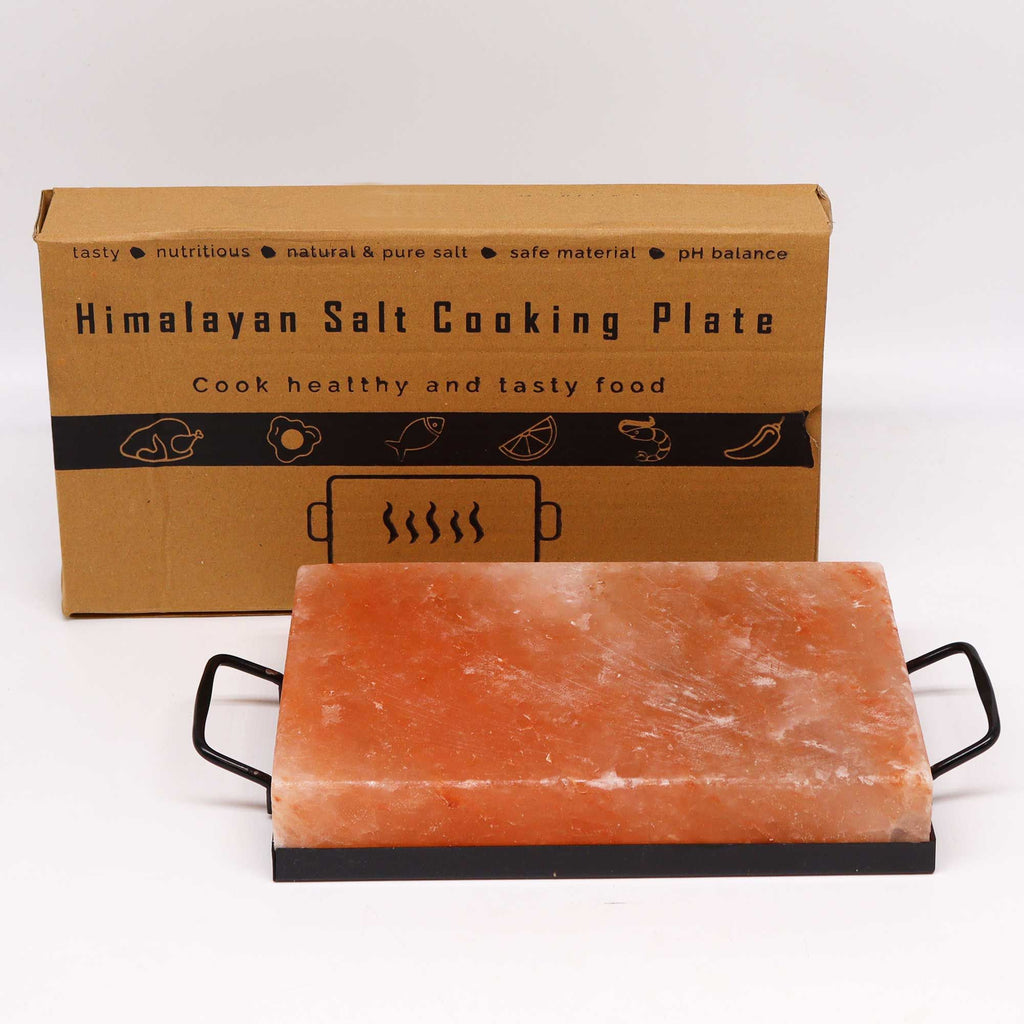 Platou bloc din sare de Himalaya, pentru gătit - 30x20x5cm