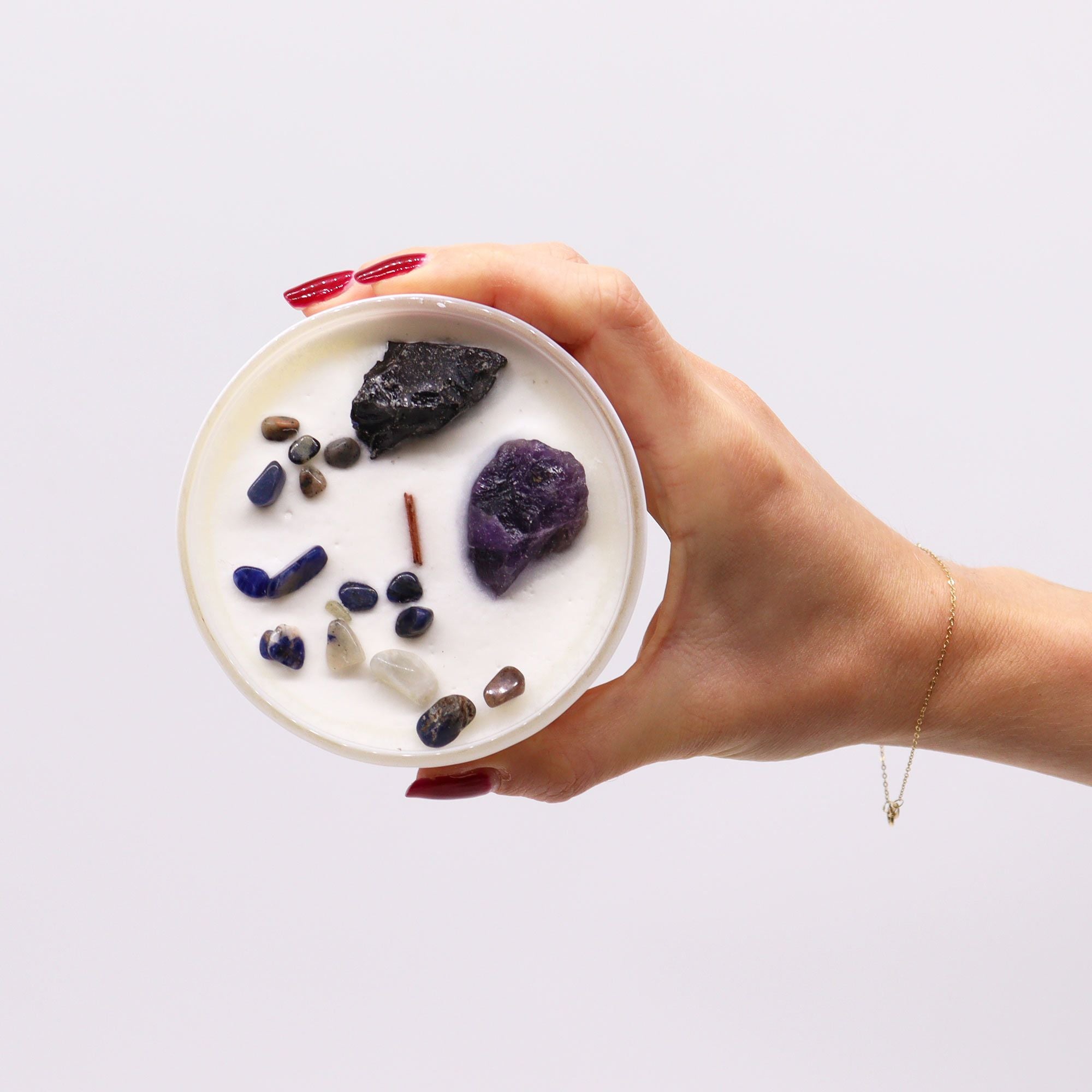 Lumânări cu cristale - Chakra - Chakra Plexului Solar