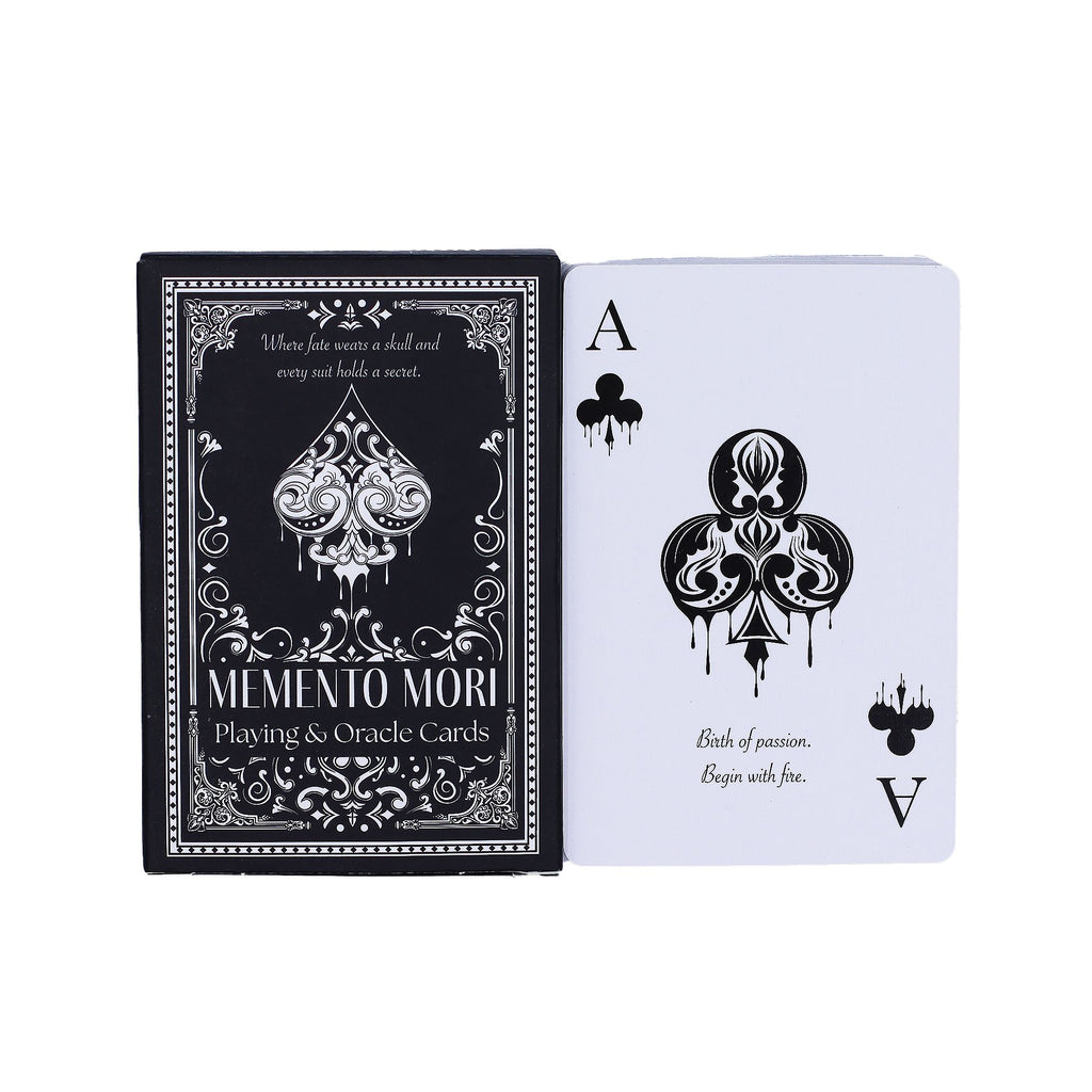 Set gotic de cărți de joc / oracol - Memento Mori