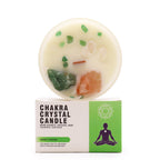 Lumânare cu cristale - Chakra - Chakra inimii