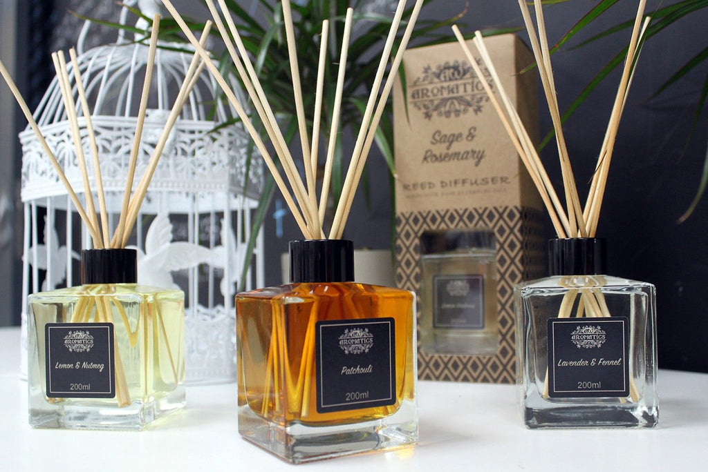 Difuzor cu bețișoare, ulei esențial de ylang ylang și mandarină 200 ml