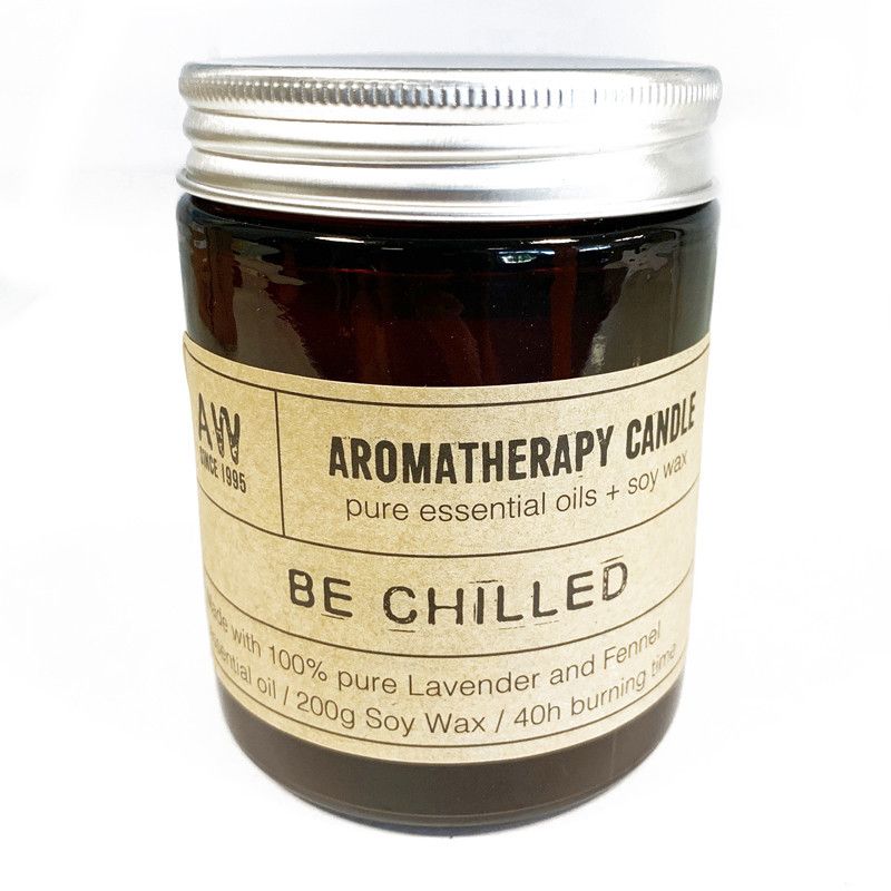 Aromatherapy candle made from natural soy wax, 200g - Relaxation