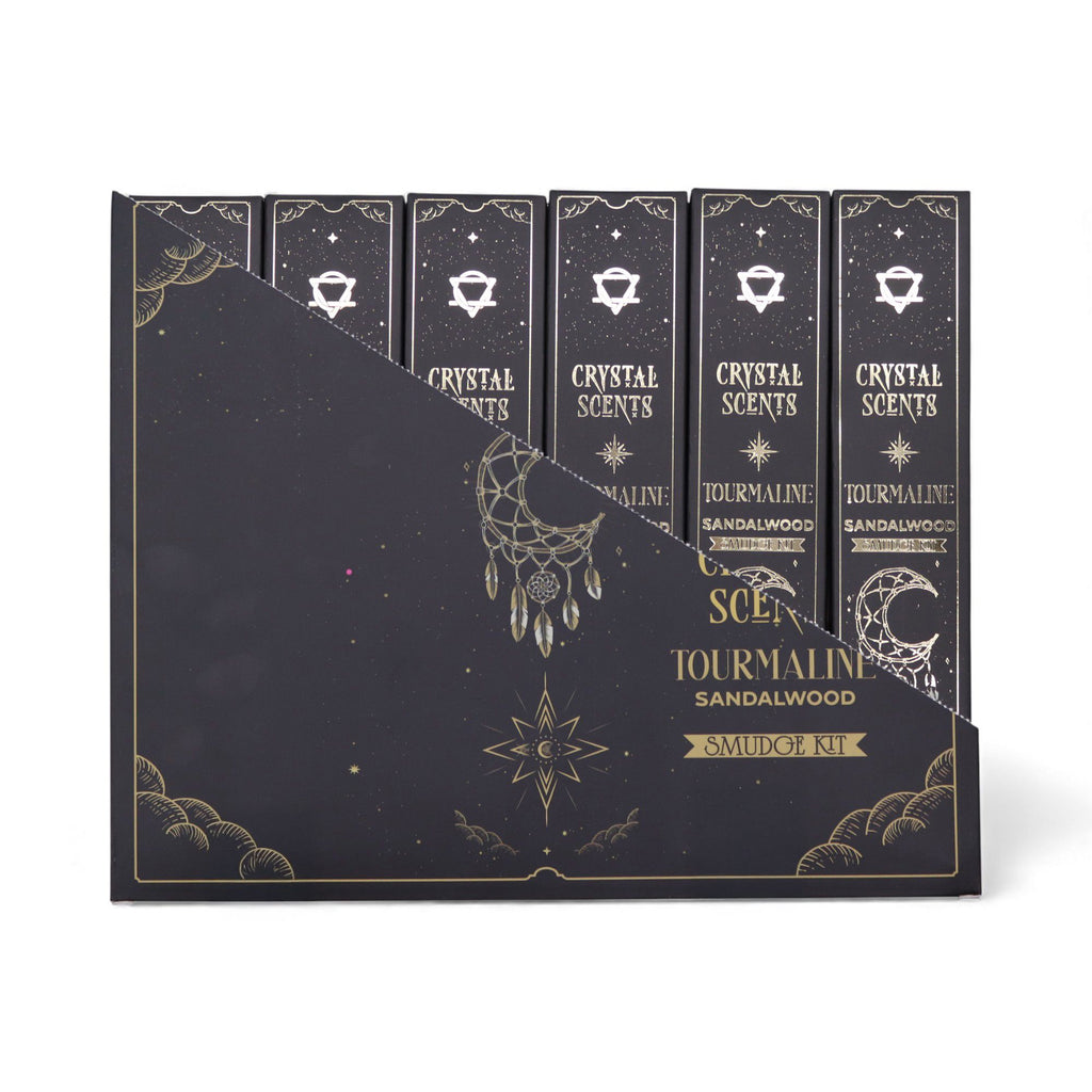 Tămâie parfumată cu cristale de turmalină - Santal